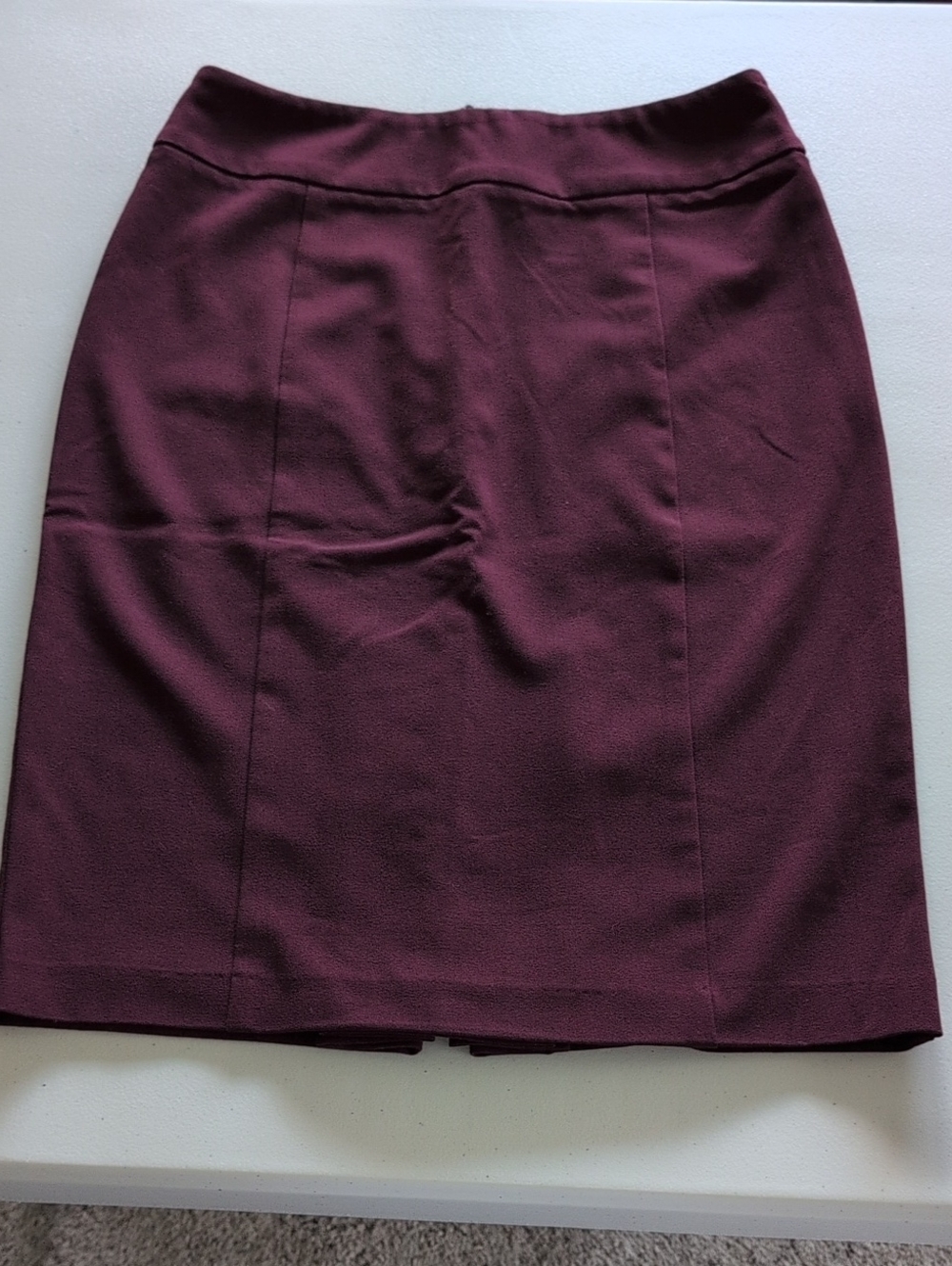 New York & Company Stretch Plum Pencil Skirt Size 0
